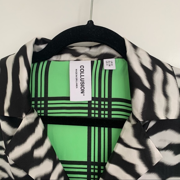 ASOS Lime Green and Black Matching Set Size 4 - Picture 10 of 12